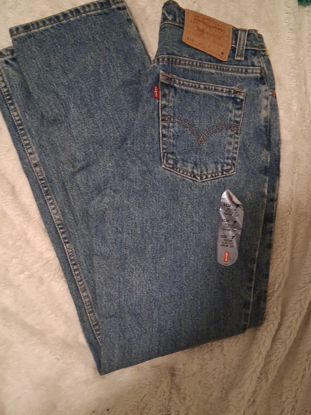 Junior Levi's Light Blue Straight-Leg Denim Jeans